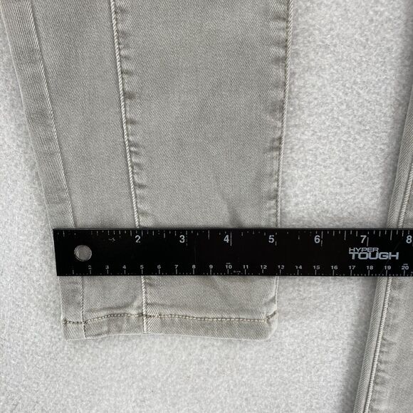 American Eagle Jegging Crop Women's 8 Gray Stretch Denim High Rise Skinny Jeans - Picture 12 of 15
